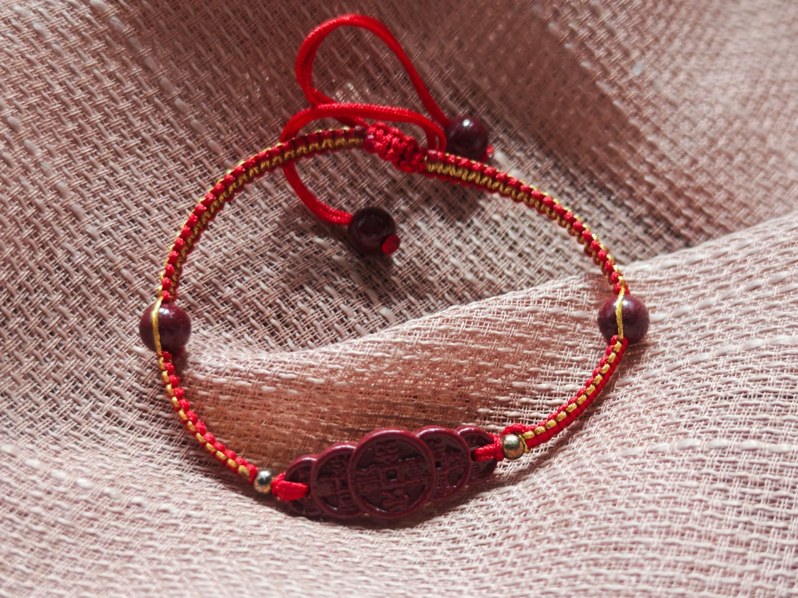 Cinnabar Bracelet | Imperial Color, Guardian of Peace