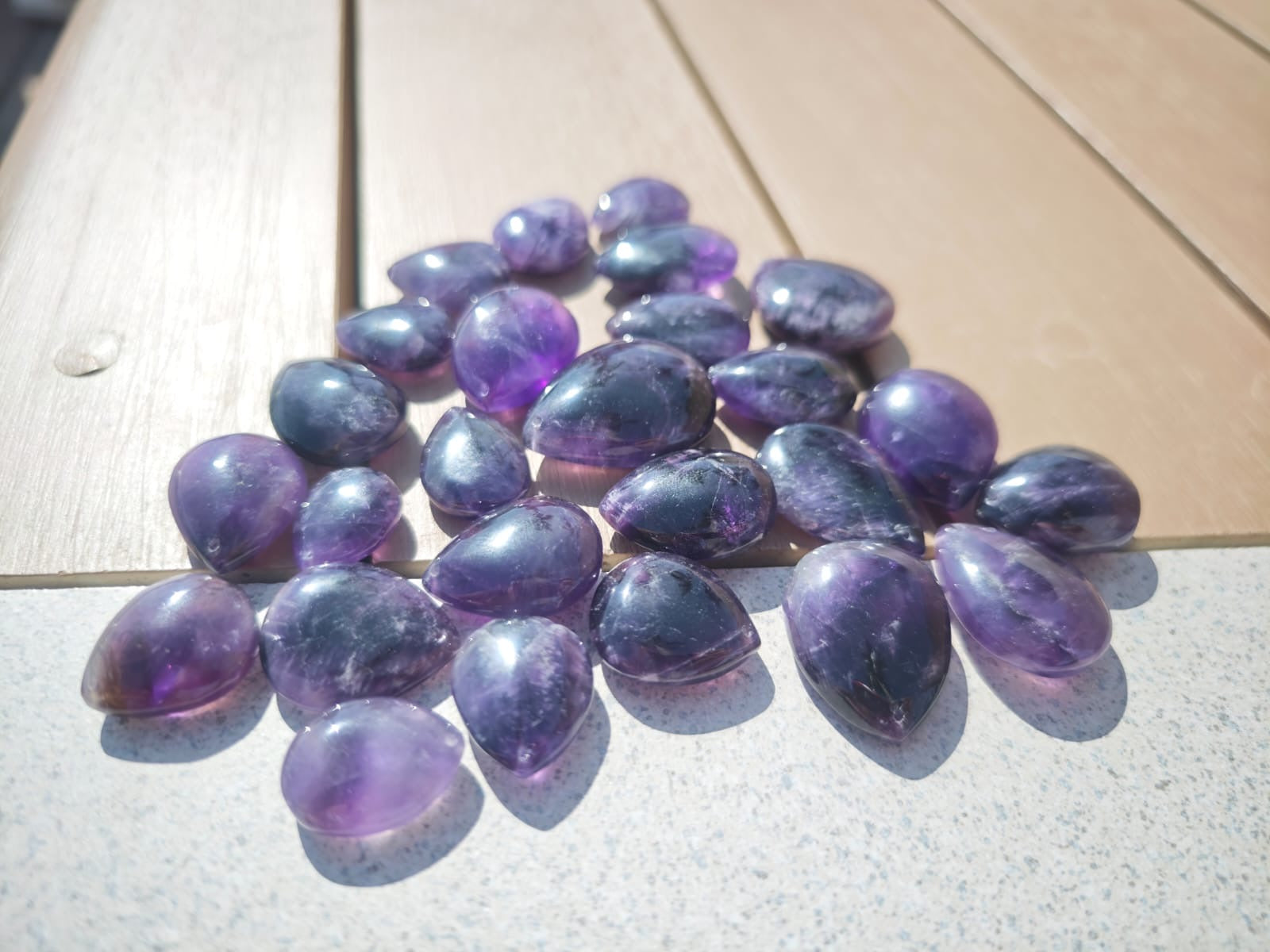 10PCS/1pack, Amethyst S925 Pendant 💜 Calm & Intuition Boost #Adamigold