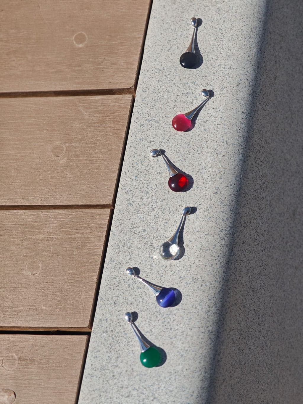 Adamigold | 色彩繽紛琉璃 S925 吊咀｜Colorful Glass S925 Pendant