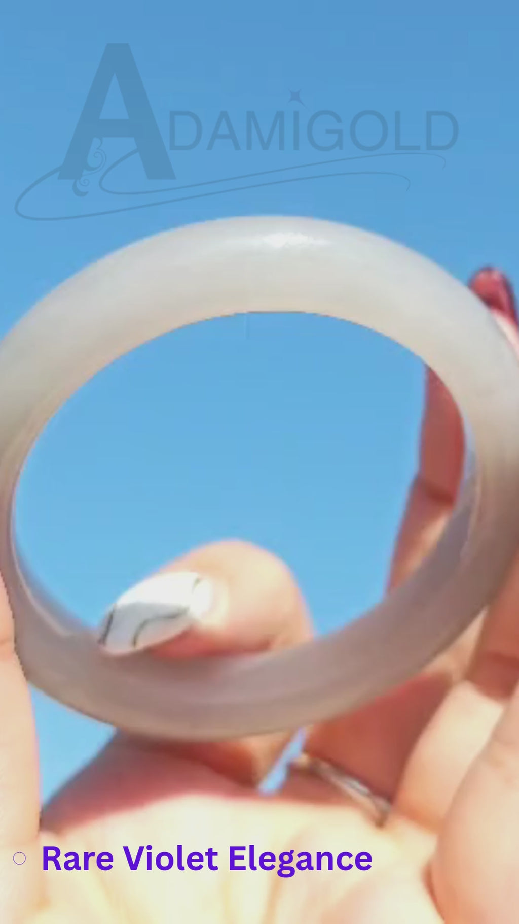 和田玉 · 煙紫玉手鐲｜紫氣東來的尊貴玉色